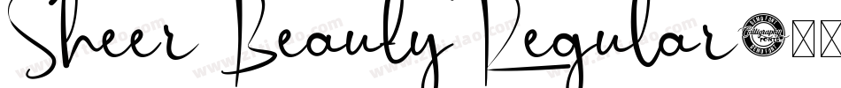 Sheer Beauty Regular字体转换